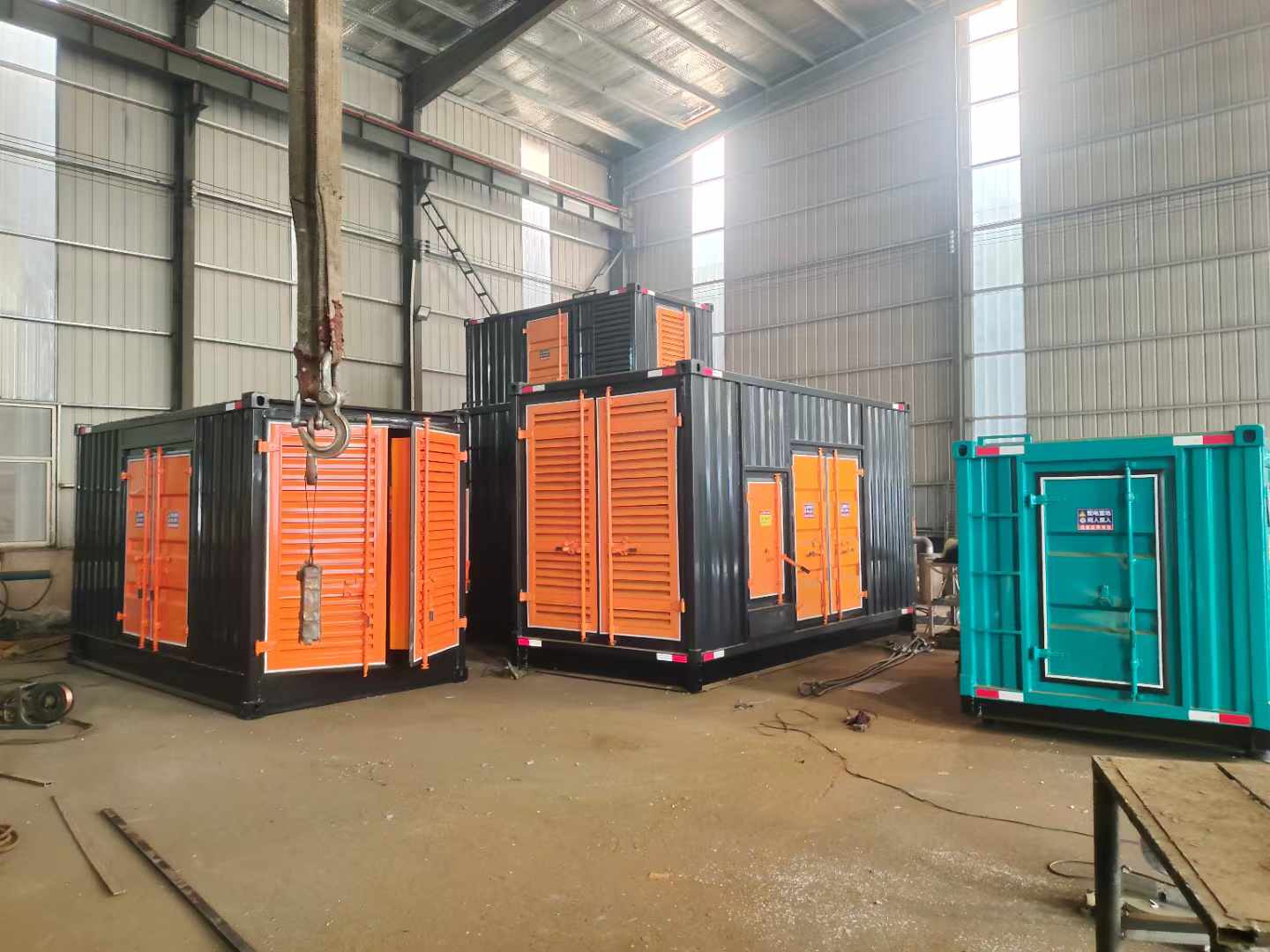 和舍镇500kw柴油发电机组可以带动多少功率设备？